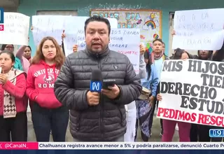 Extorsión obliga a colegio de SJL a suspender clases presenciales