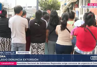 Extorsiones obligan al cierre del colegio