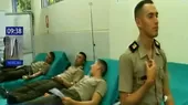 Más de 30 cadetes del Ejército acudieron a donar sangre para Eyvi Ágreda - Noticias de donacion-sangre
