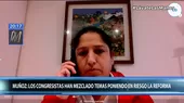 Fabiola Muñoz: Congreso puso en riesgo la reforma profunda de la inmunidad parlamentaria - Noticias de Fabiola Mu��oz