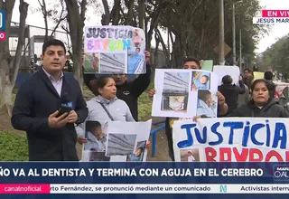 Familia pide urgente operación para niño que terminó con una aguja en el cráneo