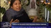 Familia de soldado muerto en cuartel del Ejército pide segundo peritaje forense - Noticias de soldado
