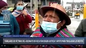 Huancayo: Familiares de víctimas del atentado en el Vraem exigieron justicia y ayuda para traslado de restos - Noticias de atentado