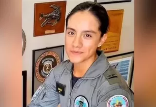 FAP halla nueva pieza de avión de la alférez Ashley Vargas