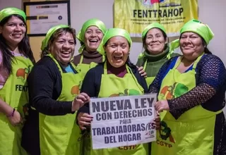 Federación de Trabajadoras del Hogar pide a Martín Vizcarra que promulgue ley aprobada por el Congreso