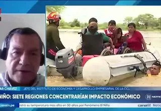 Fenómeno El Niño afectaría sectores clave y pondría en riesgo hasta el 23,7 % del PBI, alerta la CCL