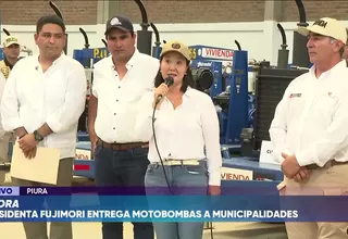 Fenómeno El Niño: Keiko Fujimori informa avance del 30 % en trabajos de prevención en Piura