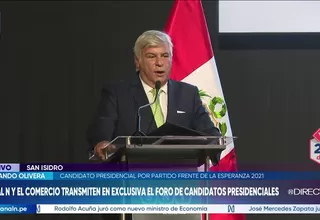 Fernando Olivera plantea industrialización del cobre y litio