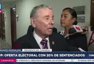 Fernando Rospigliosi respalda inspección y regularización de privilegios en penal de Barbadillo