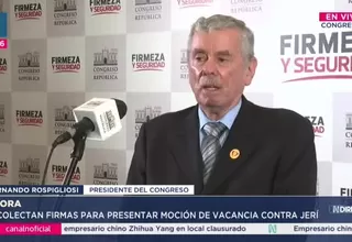  Fernando Rospigliosi sobre Jerí: “No se puede promover una vacancia por sospechas”