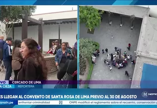 Santa Rosa de Lima: Fieles llegan al Pozo de los Deseos antes del día central