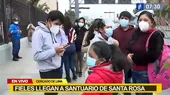 Fieles llegan al Santuario de Santa Rosa de Lima para dejar sus cartas - Noticias de santuario