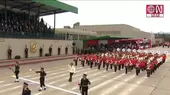Fiestas Patrias: Policía Nacional del Perú ingresa al desfile cívico militar   - Noticias de base-militar