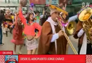 Fiestas Patrias: visitantes disfrutan de show folclórico en aeropuerto Jorge Chávez