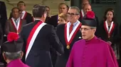 Vizcarra y Pedro Olaechea se saludaron previo al inicio de la misa y Te Deum - Noticias de te-deum