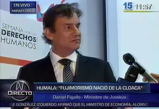 Figallo: Humala tiene motivos para decir que el fujimorismo nació de la cloaca