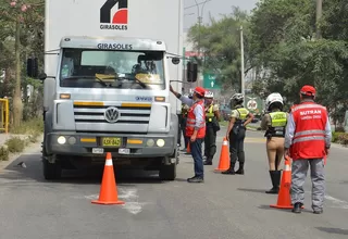 Fin de semana largo: Restringen tránsito de vehículos pesados en Carretera Central