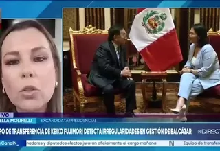 Fiorella Molinelli advierte que obras paralizadas y medicinas vencidas reflejan fallas de gestión