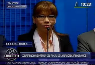 Fiscal Barreto no respondió por qué dejó en libertad a testaferros de Orellana