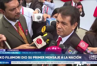 Fiscal de la Nación califica de esperanzador mensaje de Fujimori