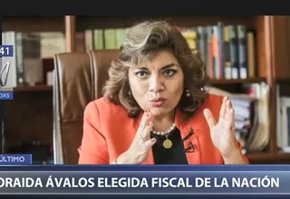 Zoraida Ávalos es ratificada como fiscal de la Nación