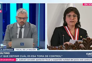 Fiscal de la Nación resalta necesidad de detención preliminar