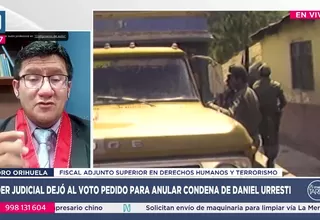 Fiscal Pedro Orihuela: Caso Urresti es imprescriptible y tiene sentencia firme