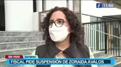 Fiscal Rocío Sánchez pide suspender a Zoraida Ávalos por interferir en caso Cuellos Blancos - Noticias de zoraida-avalos