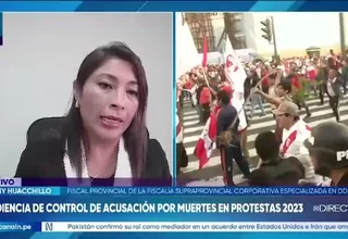 Fiscal Yenny Huacchillo: Víctor Zanabria y otros oficiales omitieron controlar el uso de la fuerza durante las protestas