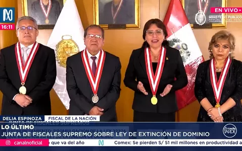 Fiscales Supremos rechaza ley que afecta extinción de dominio