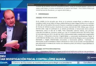 Fiscalía abre investigación contra Rafael López Aliaga por presuntas expresiones contra autoridades electorales