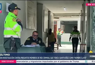 Fiscalía amplía caso contra red criminal con nexo a Santiváñez
