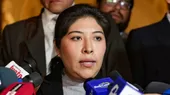 Fiscalía envió oficio al Congreso para que adopte "decisiones pertinentes" contra Betssy Chávez - Noticias de alameda-de-los-descalzos