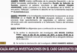 Fiscalía incluyó en caso Gasoducto Sur Peruano a exministros de Ollanta Humala