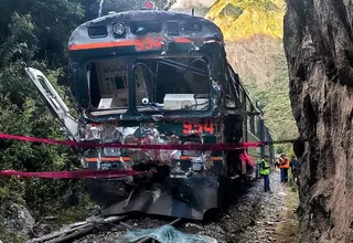 Fiscalía investiga choque de trenes en vía a Machu Picchu