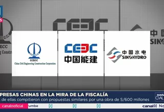 Fiscalía y Contraloría indagan obra adjudicada a empresa china cuestionada
