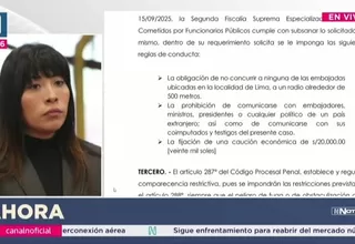 Fiscalía pide nuevas reglas de conducta para Betssy Chávez