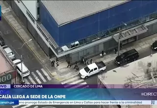 Fiscalía realiza diligencia en la ONPE por caso Piero Corvetto