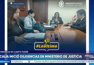 Fiscalía intervino el Ministerio de Justicia por contratos tras reportaje de Cuarto Poder