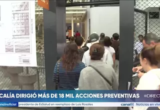 Fiscalía sobre segunda vuelta: 72 detenidos y 116 incidencias