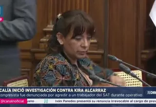 Fiscalía Suprema investiga a Kira Alcarráz por agresión a trabajador del SAT