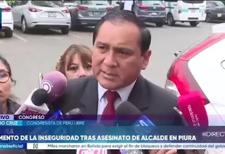 Flavio Cruz tras asesinato de alcalde en Piura: “Nadie puede sacar cuerpo de esta responsabilidad”