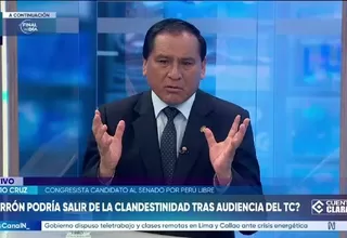 Flavio Cruz prevé retorno presencial de Vladimir Cerrón