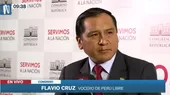 Flavio Cruz: Que sepa Dina Boluarte que esta es la primera moción de vacancia - Noticias de tinka