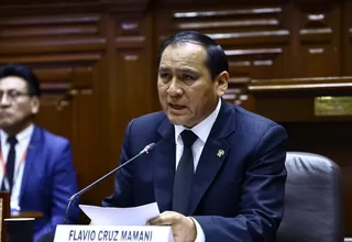 Flavio Cruz señala que Perú Libre respaldará la censura y también impulsa la vacancia contra José Jerí