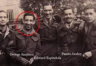 Francia condecoró a militar peruano que peleó en la Segunda Guerra Mundial