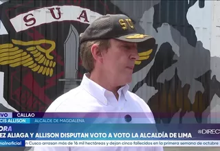 Francis Allison afirma que podría asumir la alcaldía de Lima si el JNE resuelve las impugnaciones