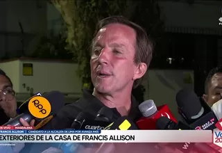 Francis Allison: JNE debe entregar credenciales a López Aliaga