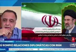Francisco Belaúnde cuestiona la ruptura diplomática con Irán
