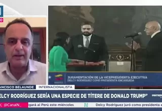 Francisco Belaunde: Trump priorizaría el petróleo sobre la democracia en Venezuela